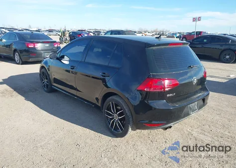 2015 Volkswagen Golf Tsi S 4-Door z USA, uszkodzony, nr VIN 3VW217AU0FM018422